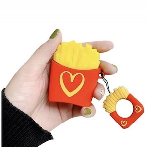 For Airpods 2 Case Cute Cartoon Funny Avocado Silicon Cover for Airpods Case Fundas for Air Pods Case Cover