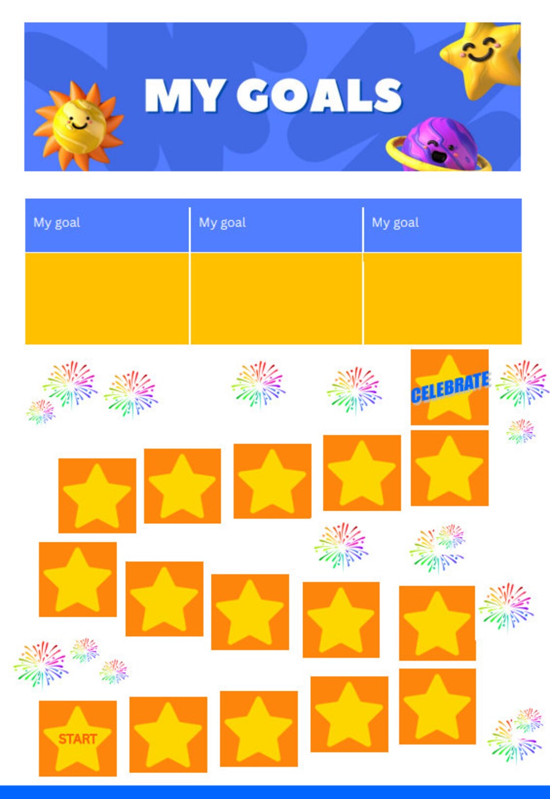 Reward Chart - Visual Chart for Children - Etsy