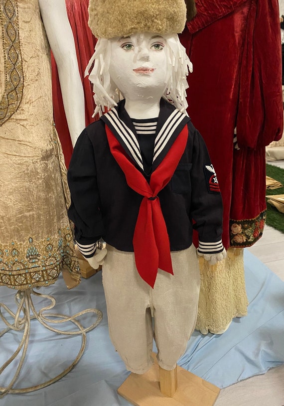 Antique Children's "Sailor" Suit, three-pieces, 19