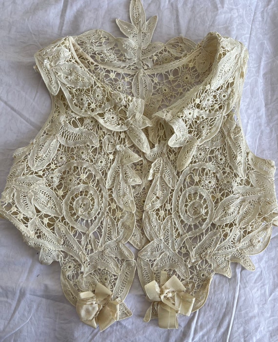 Antique vest or overblouse for tea dress, 1910. E… - image 6