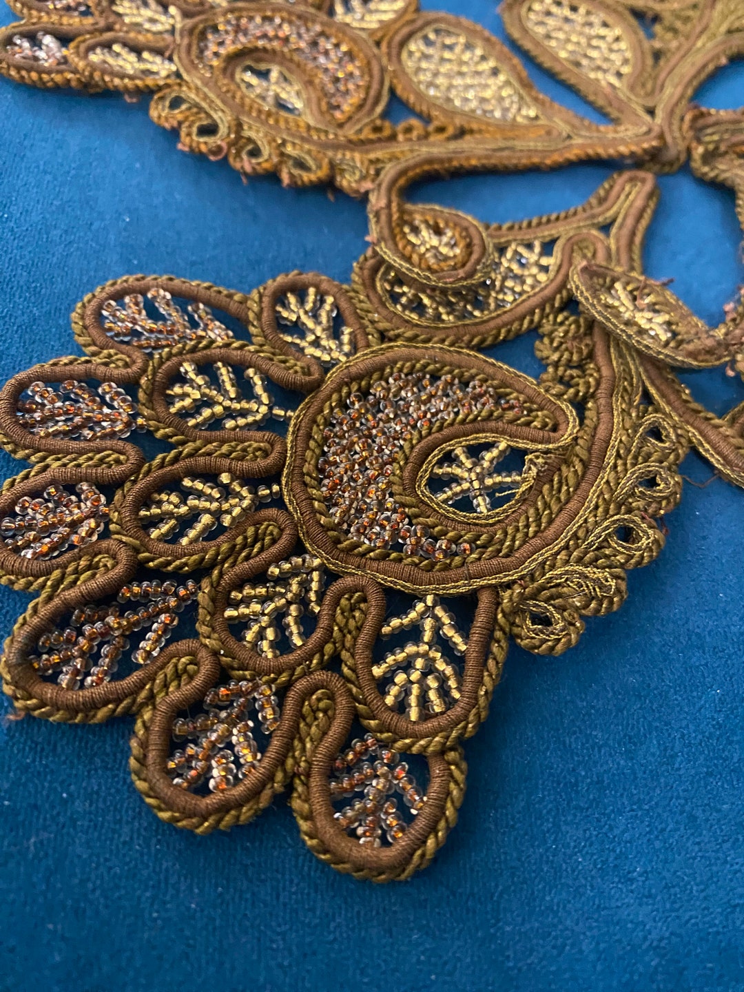 Antique Fragments From a Dress, 1920-1940. 2 Items. New! Lined With ...