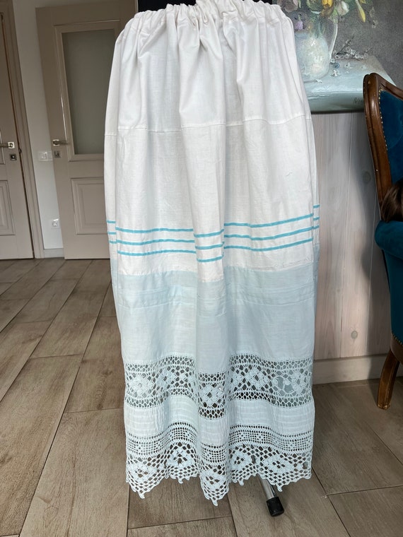 antique petticoat 1920-1940 Ukraine. long skirt, w