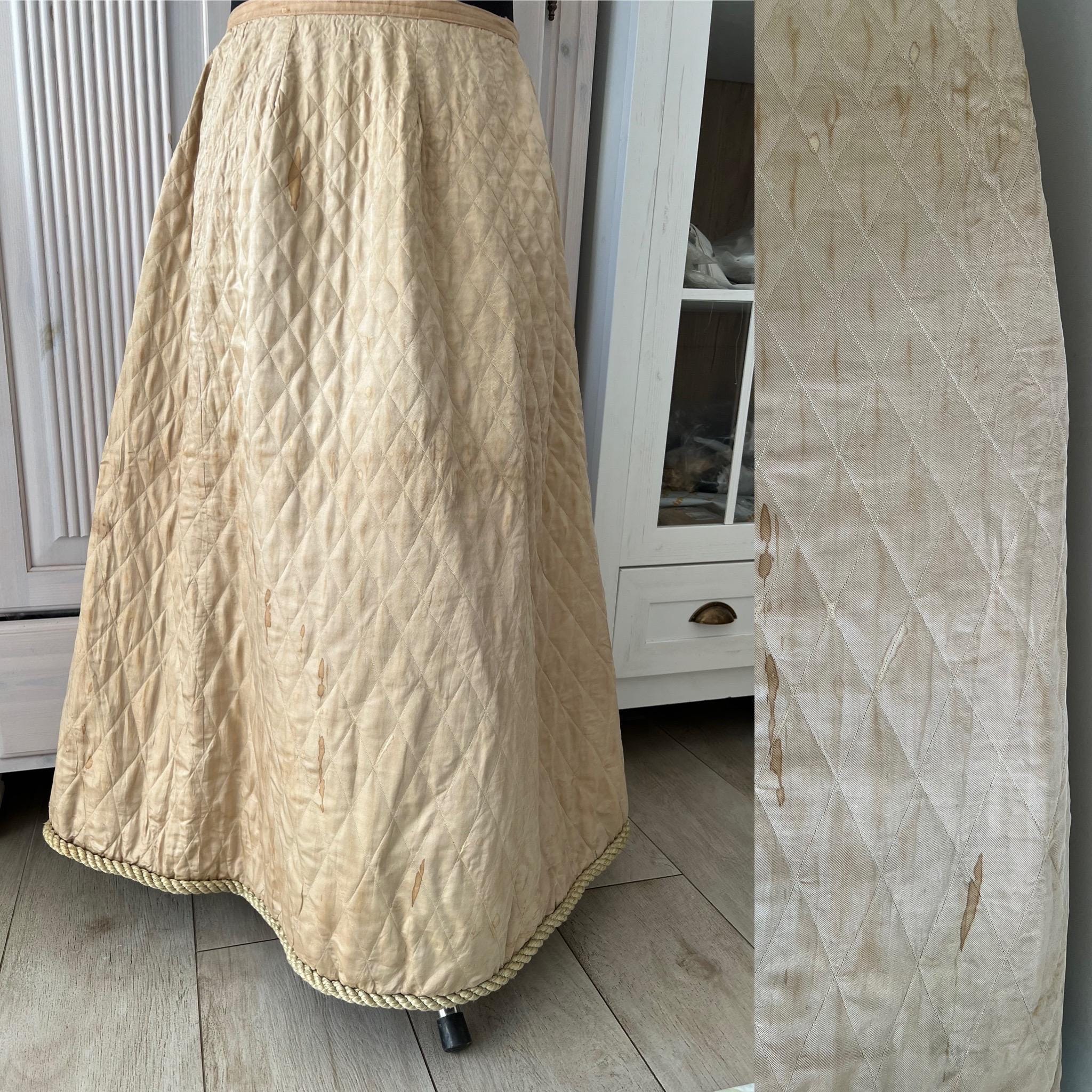 18th c. Quilted Petticoat Progress – American Duchess Blog