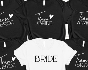 Team Bride / Team Braut /JGA T-Shirt / Bridesmaid Shirt