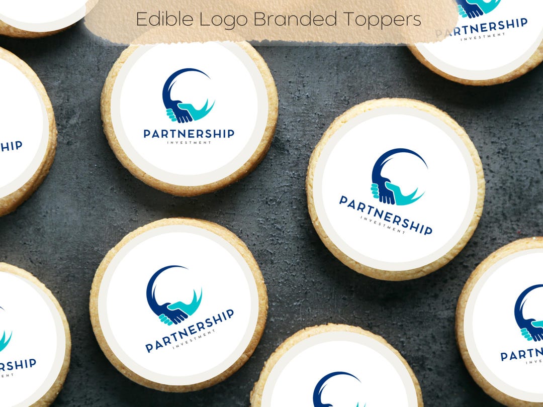 Edible Logo Cake, Cupcake and Cookie Toppers, Personalised Photo ...
