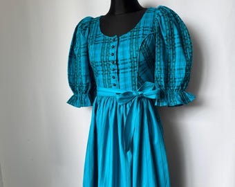 Vintage Salzburger Dirndl Kleid Trachten Teal Karo Dirndl Kleid Trachtenkleid Trachtenkleid Trachtenkleid Trachtenkleid Trachtenkleid Vintage Trachtenkleid Vintage Trachtenkleid Vintage