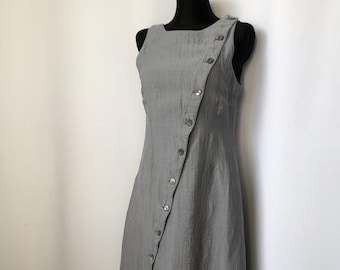 black v neck linen dress Black Linen Wrap Dress | Singapore Midi Linen Dress