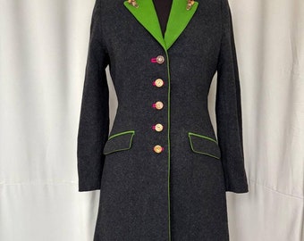 K&K Kaiserjäger Giacca lunga Frock Coat Grigio antracite con