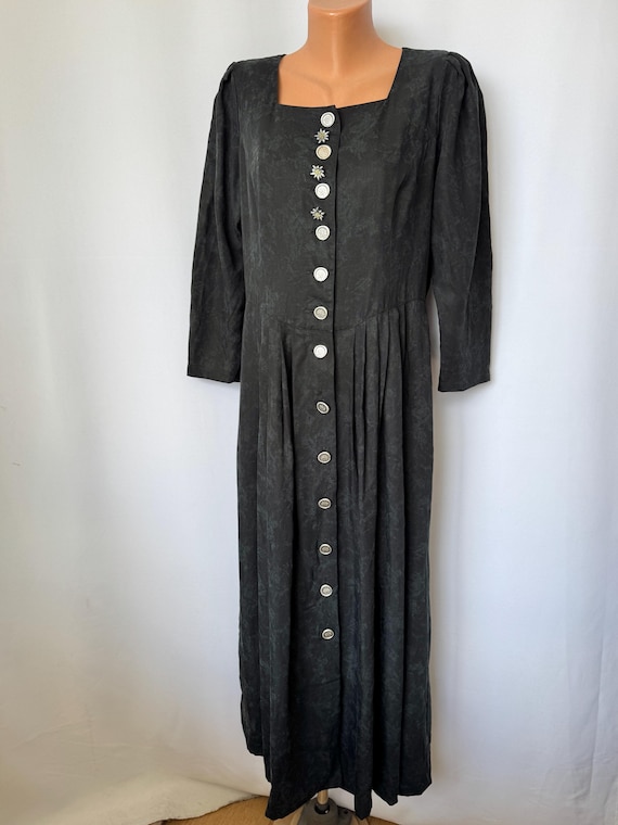 asymmetrical long sleeve dress ASYMMETRICAL WRAP LONG DRESS in blue and white polka dots – Marcia Wear
