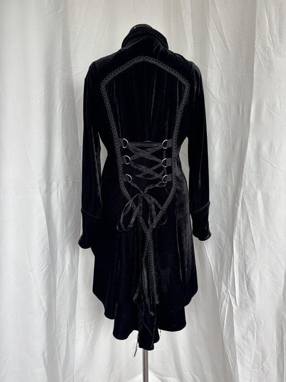 Phaze England Vintage Gothic Victorian Jacket | Black Velvet