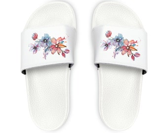 Flipflop - Kids- Adult - Shoes-   Youth PU Slide Sandals