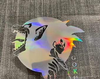 Dragon ball z, Goku car sticker, waterproof sticker, Goku decals, Goku for decoration, Goku decal, sticker.