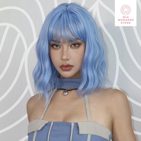 Bob wigs blue 2025
