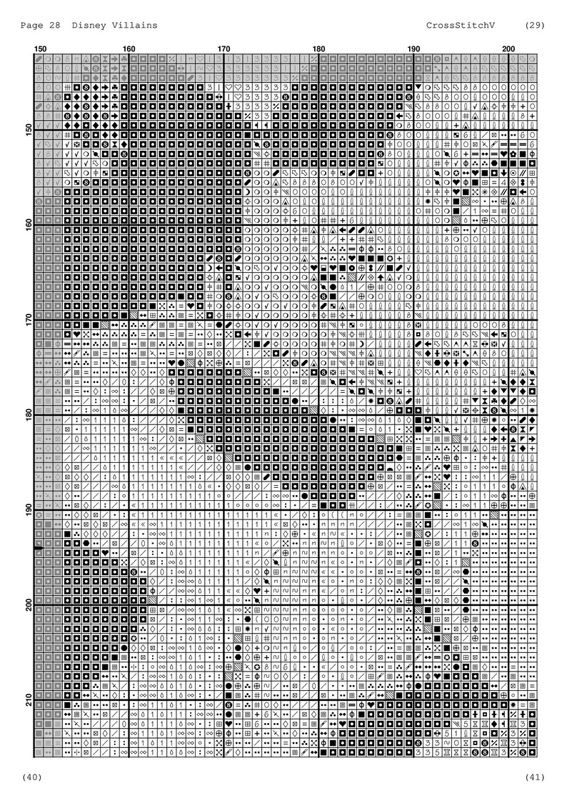 Villains Cross Stitch Pattern / Maleficent Cross Stitch Pattern ...