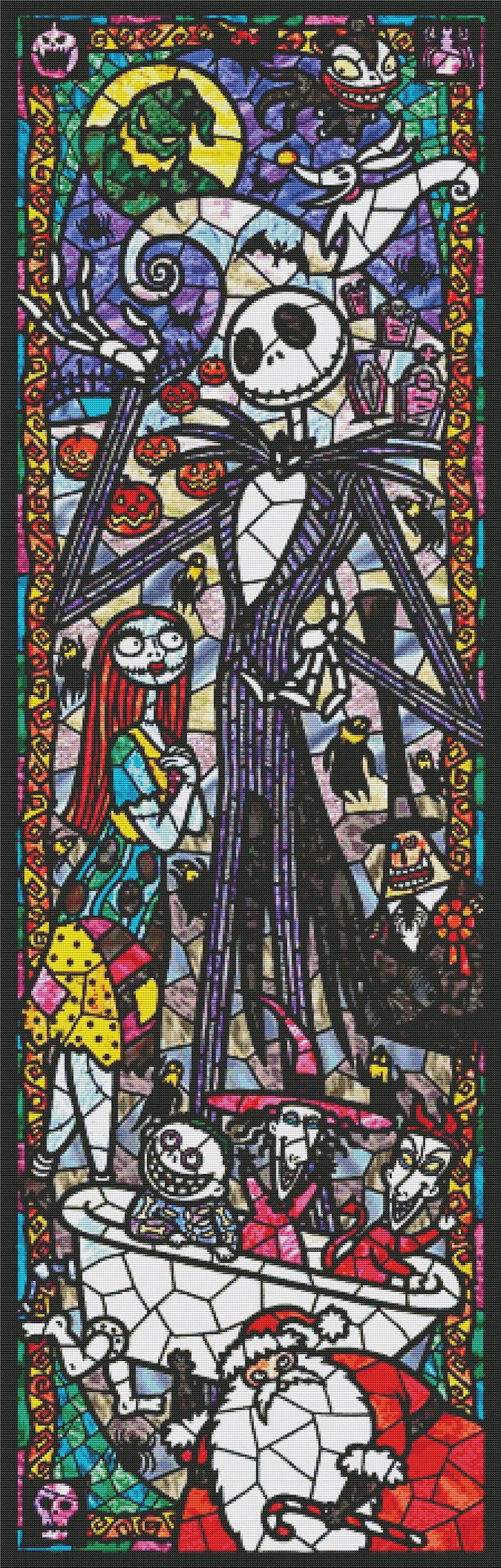 Nightmare Before Christmas Cross Stitch Pattern / Jack and Sally ...