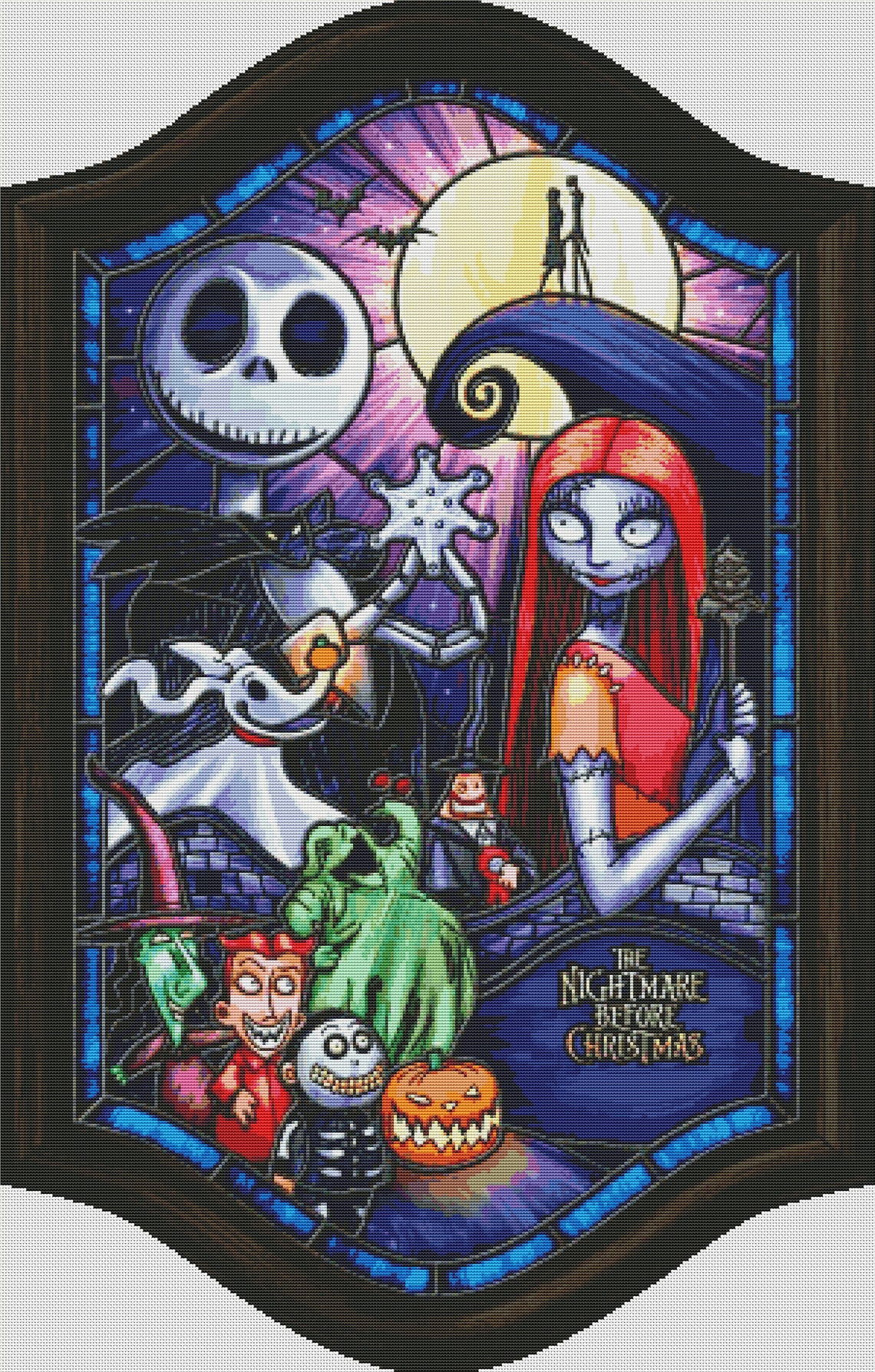 Nightmare Before Christmas Cross Stitch Pattern / Halloween Cross ...