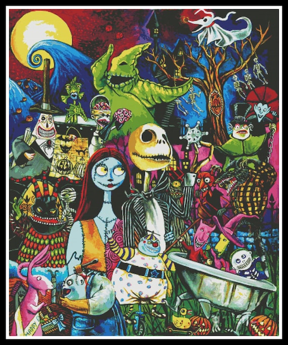 The Nightmare Before Christmas ピンバッチアート 108 Piece Art of The Nightmare Before Christmas D-108-986 (japan