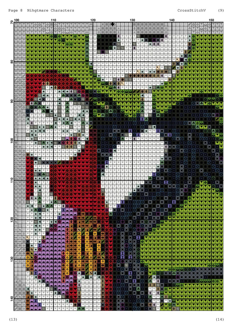 Nightmare Before Christmas Cross Stitch Pattern / Halloween Cross ...
