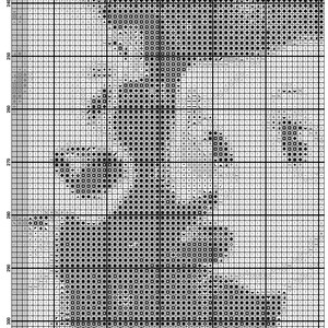 Cartoon Characters Cross Stitch Pattern / Large Cross Stitch PDF Chart / Mickey Mouse Cross Stitch Pattern / Cartoon Printable PDF Chart image 6