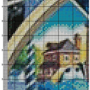 Cartoon Characters Cross Stitch Pattern / Large Cross Stitch Pattern / Mickey Mouse Cross Stitch Pattern / Instant Printable PDF Pattern image 5