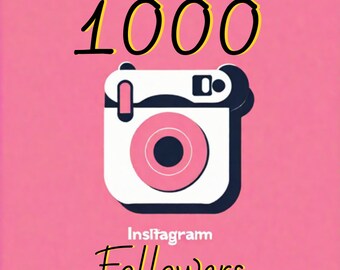 1 000 abonnés sur Instagram