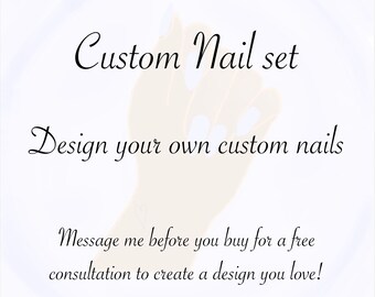 Custom Acrylic Press On Nails