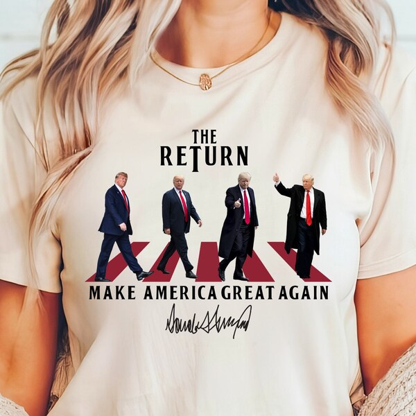 Trump 2024 The Return Make America Great Again Shirts, Election Shirt, Republican Gift, Politician Shirt, MAGA Trump Shirt, Trump Mugshot,