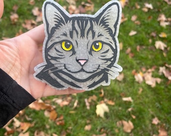 Katzenauto Freshie | Autolufterfrischer | Miezekatze | Lufterfrischer | Auto Diffuser | Auto Anhänger | Autozubehör | KATZE | Tierliebhaber Geschenk