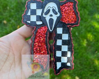 Halloween car freshie | air freshener | freshie bow | car charm | spooky |