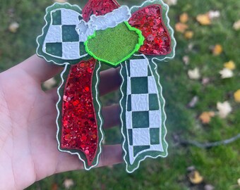 green man | the grinch car freshie | air freshener | car freshy | car charm | Christmas car freshie | grinchmas |