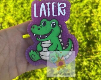 Later gator | car freshie | air freshener | alligator | car charm |