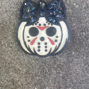 Jason voorhees | Jason horror | horror characters | pumpkin | Halloween pumpkin | car freshie | car air freshener |