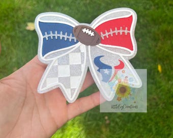 Houston Texans | car freshie | air freshener | football bow | car charm |