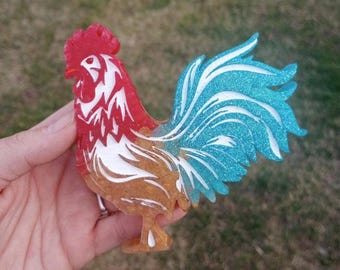 Rooster | Rooster scented air freshener | Car freshie | Car accessories | custom gift | car charm