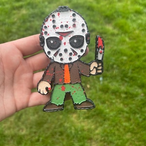 Jason voorhees | car freshie | car air freshener | air freshener | Halloween | Jason horror character | car accessories |
