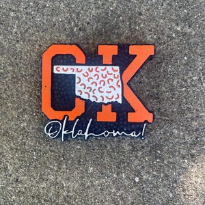 Oklahoma car freshie | Car air freshener | car freshie | Air freshener | Oklahoma | car charm | car accessories |