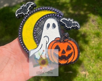 pumpkin car freshie | ghost car freshie | moon car freshie | car air freshener | air freshener | car ornament | car charm | car diffuser |