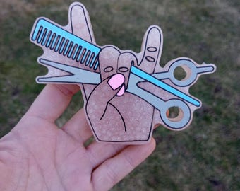 Hairstylist car freshie | car air freshener | car charm | air freshener | girly air freshener |
