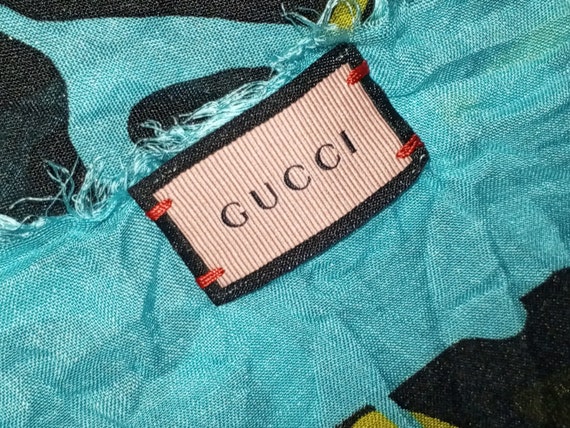 GUCCI GUCCIGHOST Black Blue Yellow GG Star Modal … - image 6