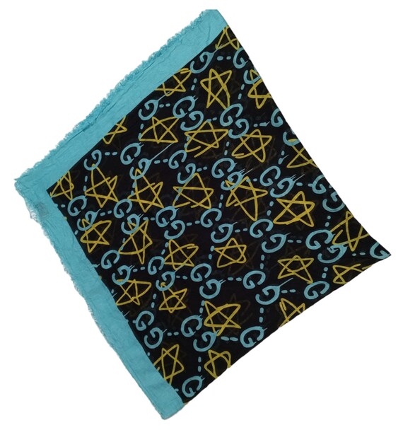 GUCCI GUCCIGHOST Black Blue Yellow GG Star Modal … - image 9