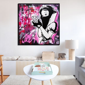 Street Art Print Wall Decor Graffiti Art Canvas Painting Art Print Wall ...