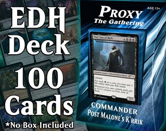 K'rrik EDH de Post Malone - 100 cartes proxy - Qualité premium