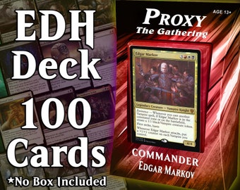 Edgar Markov EDH Deck - 100 Tarjetas Proxy - Calidad Premium