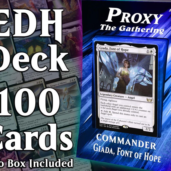 Giada, Font of Hope EDH Deck - 100 carte proxy - Qualità Premium