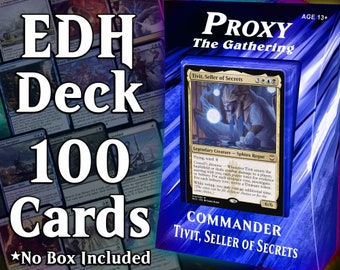 Tivit, Seller of Secrets EDH - 100 Proxy Cards - Premium Quality