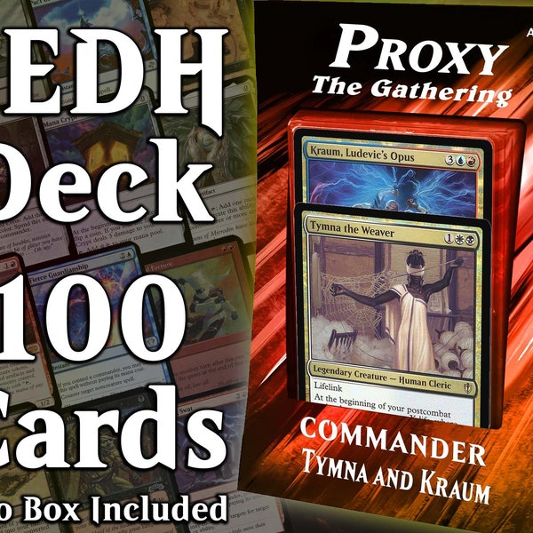 Tymna and Kraum cEDH Deck - 100 Proxy Karten - Premium Qualität