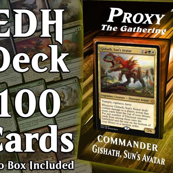 Gishath, Sun's Avatar EDH Deck - 100 Proxy Karten - Premium Qualität