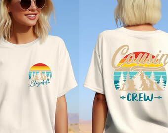 Cousin Crew Shirt, Familienurlaub Shirt, Wellentext Cousin Crew, Comfort Farben Shirt, Cousin Familien Wiedersehen Shirt, Cousin Geschenk