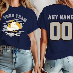 Custom Volleyball Shirt, Personalized Volleyball Shirt, Custom team name and number shirt, custom kid Volleyball shirt, Volleyball jersey