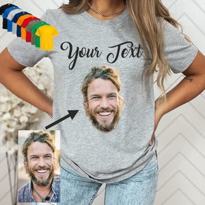 Benutzerdefiniertes Foto Gesicht Shirt, personalisiertes Foto Gesicht Shirt, Geburtstag Shirts, Geburtstag Squad Shirt, Benutzerdefiniertes Foto Bachelorette Party Shirt